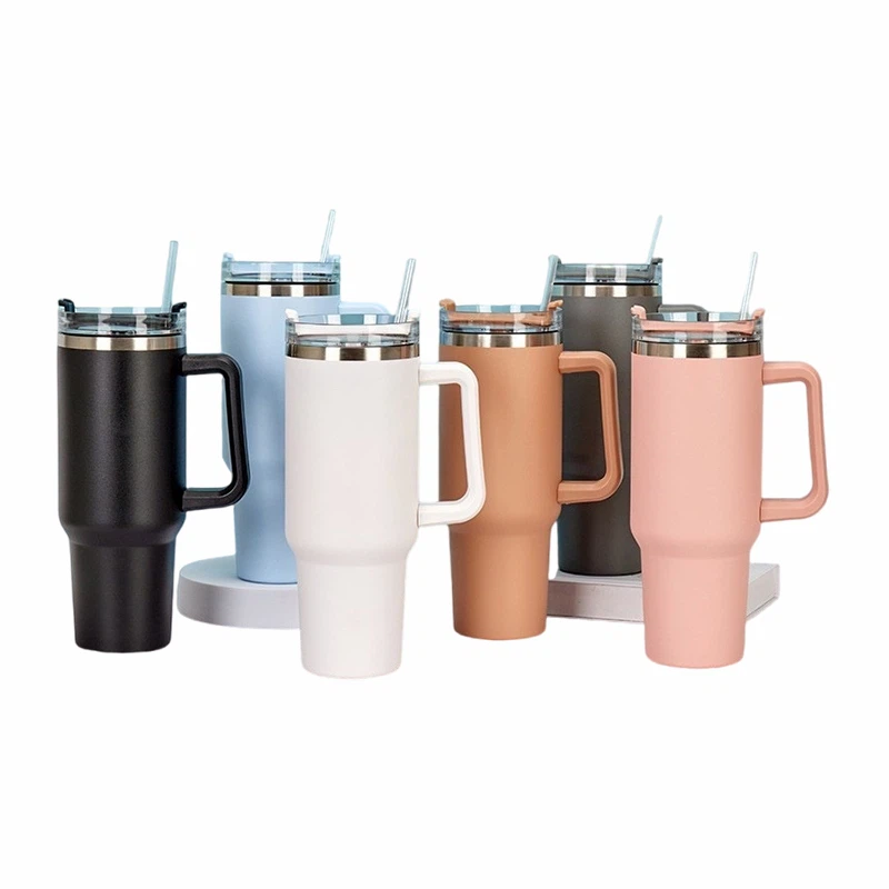 Pahar inoxidabil de 40 oz cu mâner