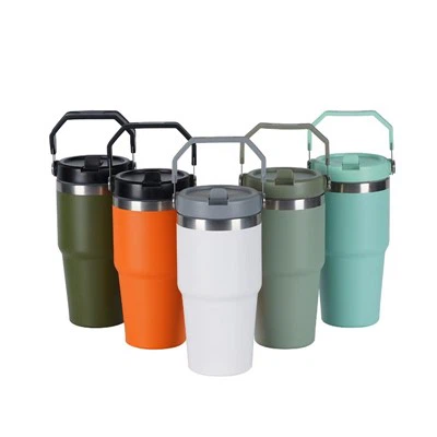 Cana izolata de 20 oz cu maner