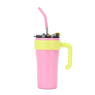 Cana De Cafea Cu Paie Și Mâner